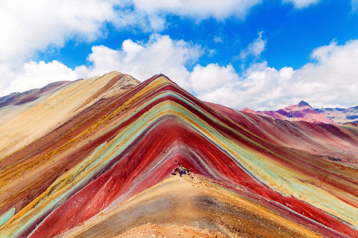 rainbow mountain in peru