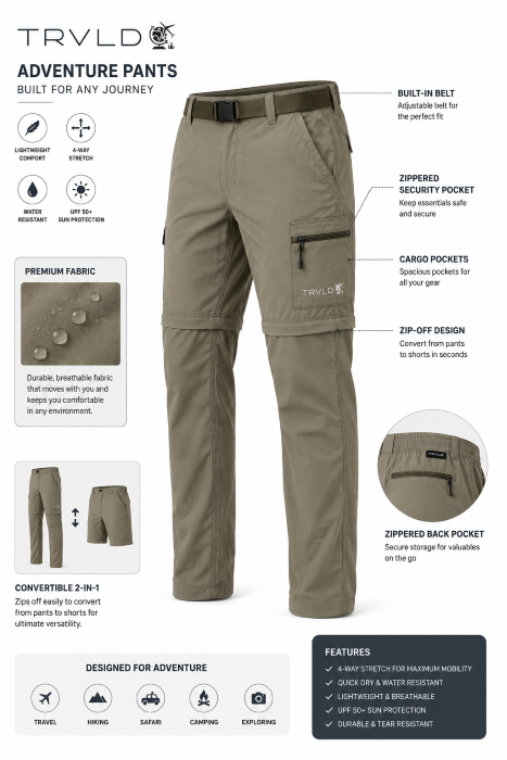 Convertible Pants